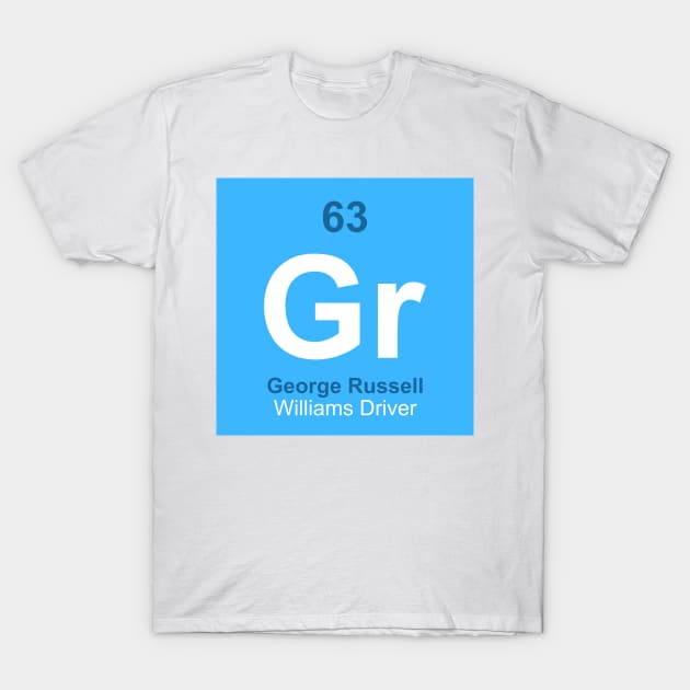 George Russell Driver Element T-Shirt by GreazyL